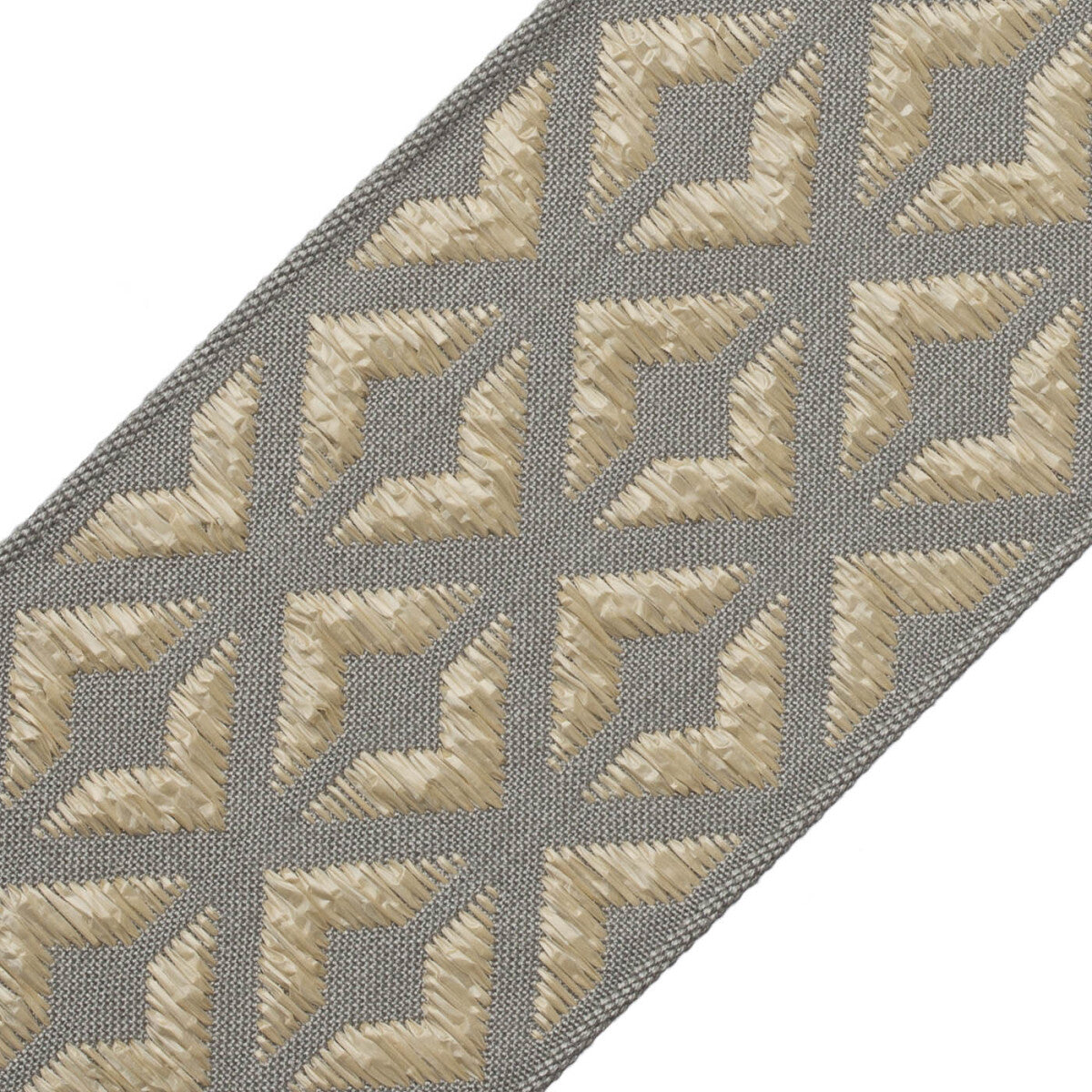 Frida Border Trim by Samuel & Sons in Granite