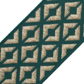 Frida Border Trim by Samuel & Sons in Jade