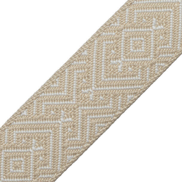 Mitla Border Trim by Samuel & Sons in Salt