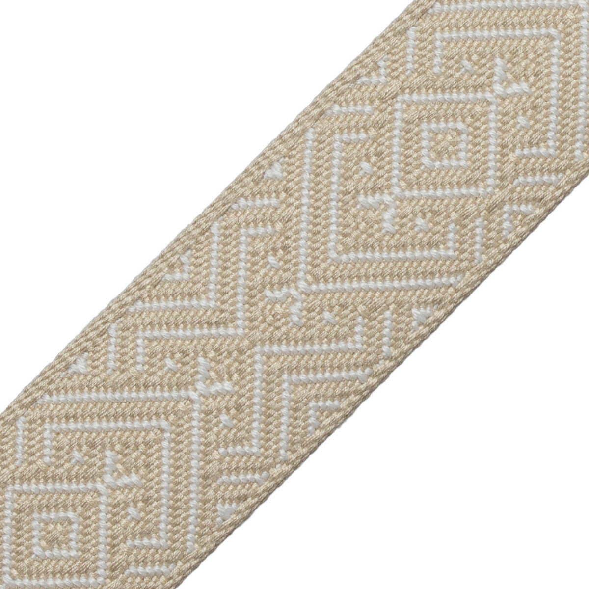 Mitla Border Trim by Samuel & Sons in Salt