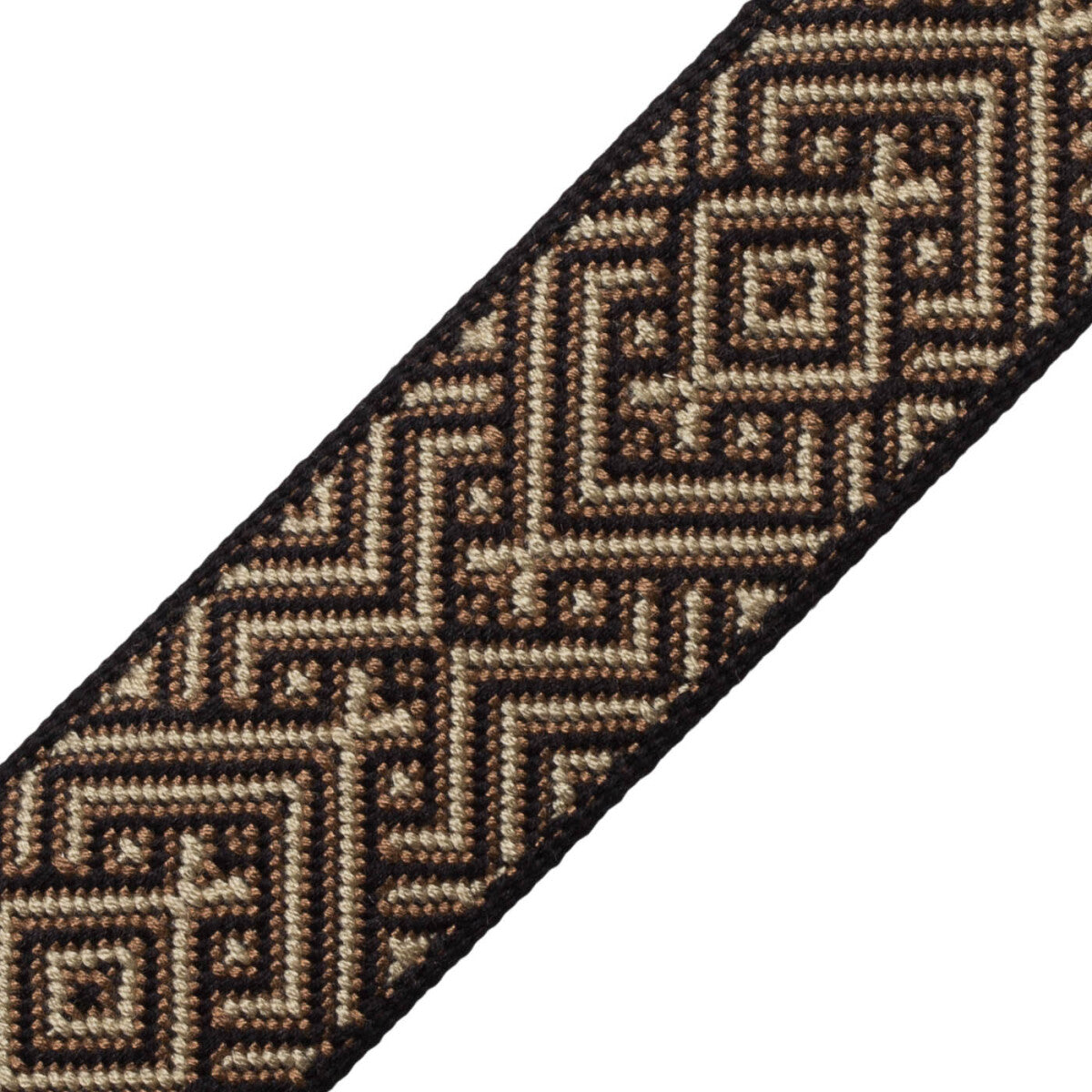Mitla Border Trim by Samuel & Sons in Obsidian