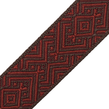 Mitla Border Trim by Samuel & Sons in Cochineal