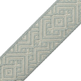 Mitla Border Trim by Samuel & Sons in Cielo