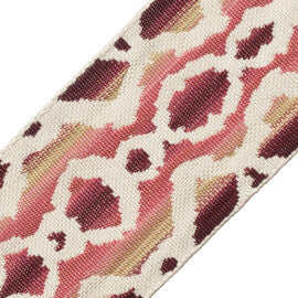 Serpiente Border Trim by Samuel & Sons in Cochineal