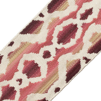 Serpiente Border Trim by Samuel & Sons in Cochineal