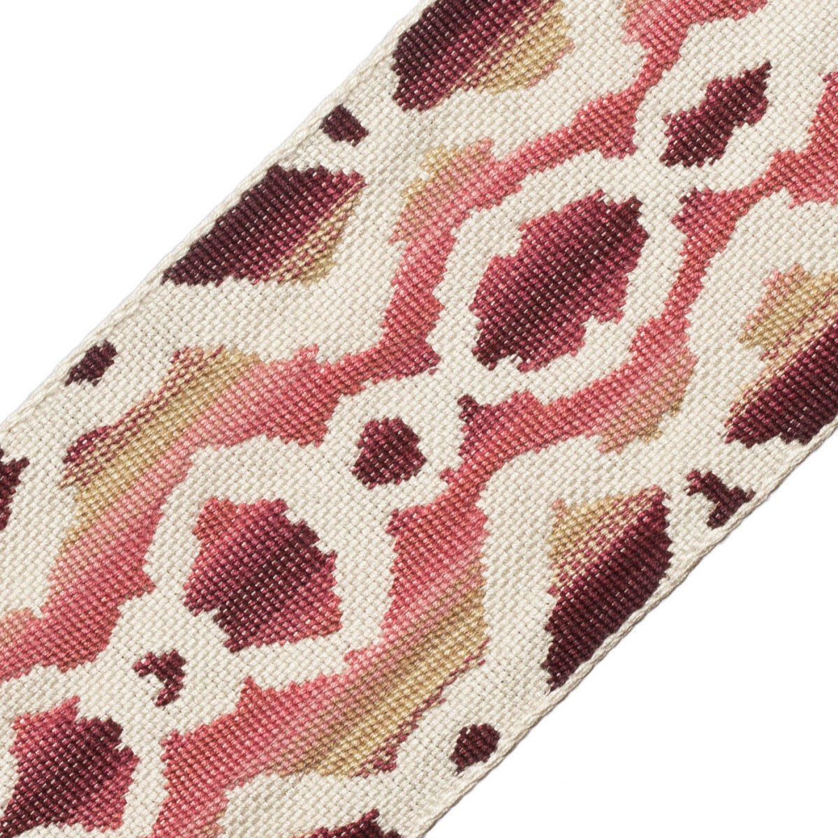 Serpiente Border Trim by Samuel & Sons in Cochineal