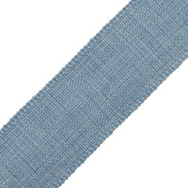 2" Positano Linen Border Trim by Samuel & Sons in Cornflower