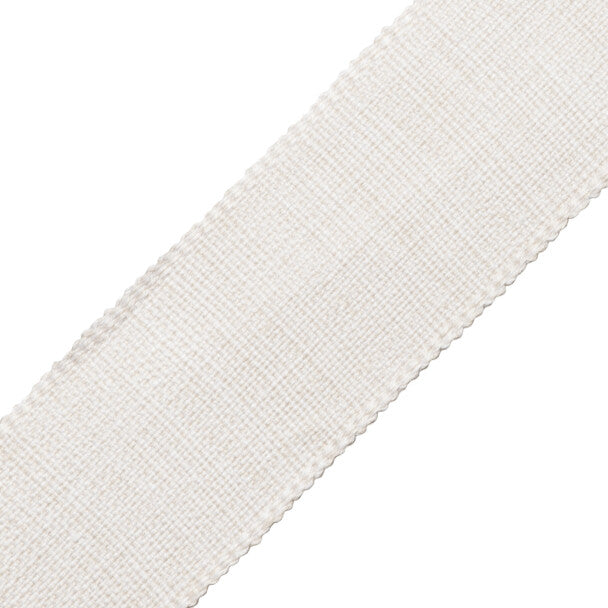 2" Positano Linen Border Trim by Samuel & Sons in Salt