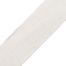 2" Positano Linen Border Trim by Samuel & Sons in Salt