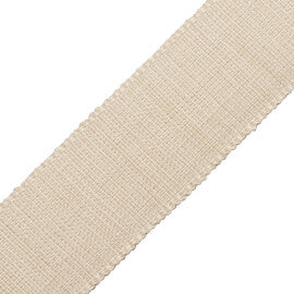 2" Positano Linen Border Trim by Samuel & Sons in Bisque