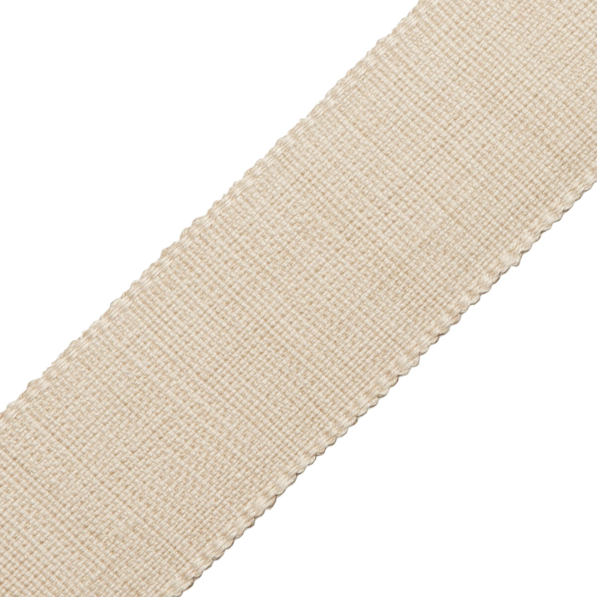 2" Positano Linen Border Trim by Samuel & Sons in Bisque