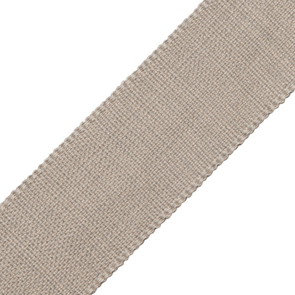 2" Positano Linen Border Trim by Samuel & Sons in Cement