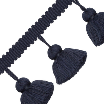 Positano Jumbo Tassel Fringe Trim by Samuel & Sons in Midnight