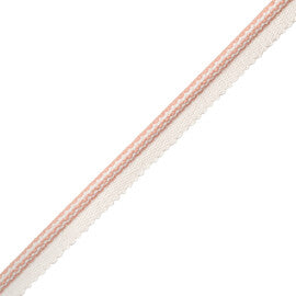 Sorrento Cotton Piping Trim by Samuel & Sons in Blush