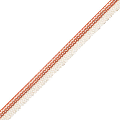Sorrento Cotton Piping Trim by Samuel & Sons in Coral