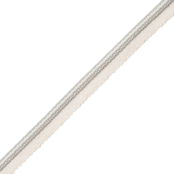 Sorrento Cotton Piping Trim by Samuel & Sons in Dove