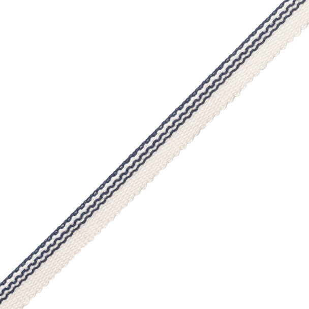 Sorrento Cotton Piping Trim by Samuel & Sons in Indigo