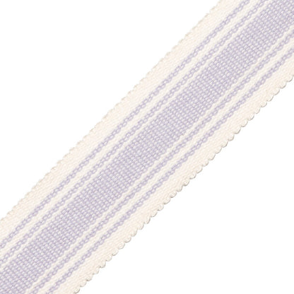 Sorrento Cotton Striped Border Trim by Samuel & Sons in Lavender