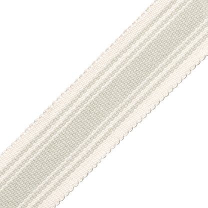 Sorrento Cotton Striped Border Trim by Samuel & Sons in Surf