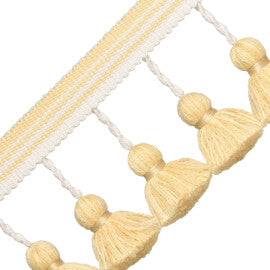 Sorrento Tassel Fringe Trim by Samuel & Sons in Lemon