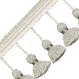 Sorrento Tassel Fringe Trim by Samuel & Sons in Surf