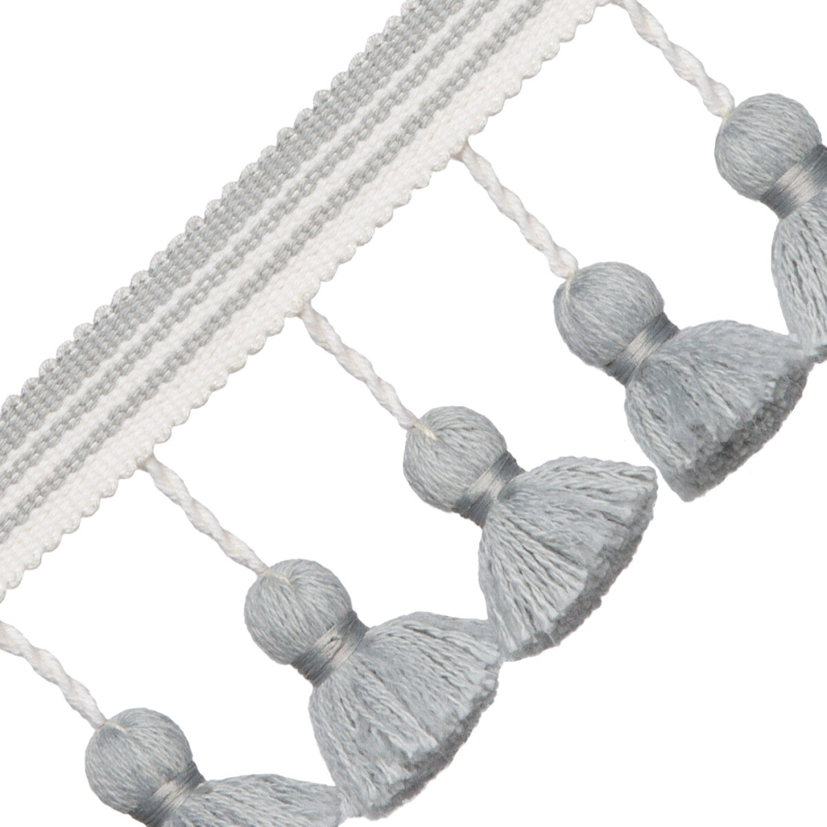 Sorrento Tassel Fringe Trim by Samuel & Sons in Dove