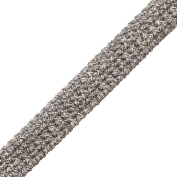 Mackay Tweed Border Trim by Samuel & Sons in Shale