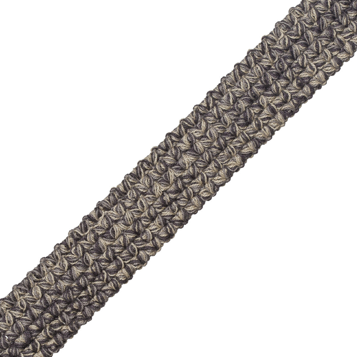 Mackay Tweed Border Trim by Samuel & Sons in Charcoal
