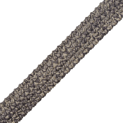 Mackay Tweed Border Trim by Samuel & Sons in Charcoal
