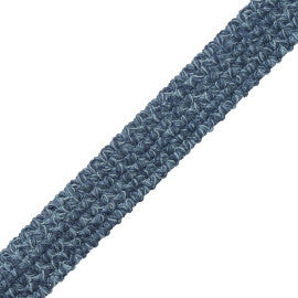 Mackay Tweed Border Trim by Samuel & Sons in Lake