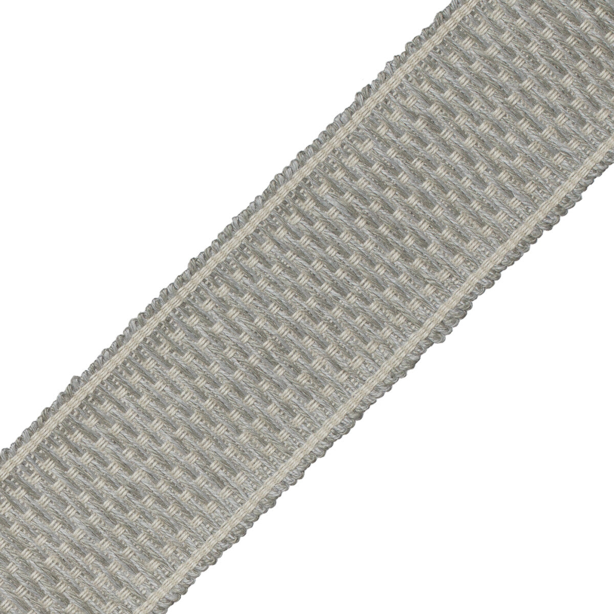 Bowen Woven Border Trim by Samuel & Sons in Shale
