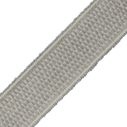 Bowen Woven Border Trim by Samuel & Sons in Shale