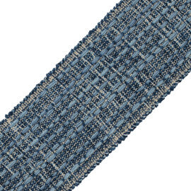 Clermont Strie Border Trim by Samuel & Sons in Lake