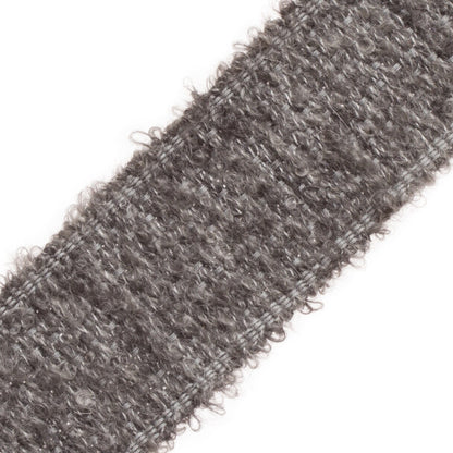 Capella Mohair Border Trim by Samuel & Sons in Shale