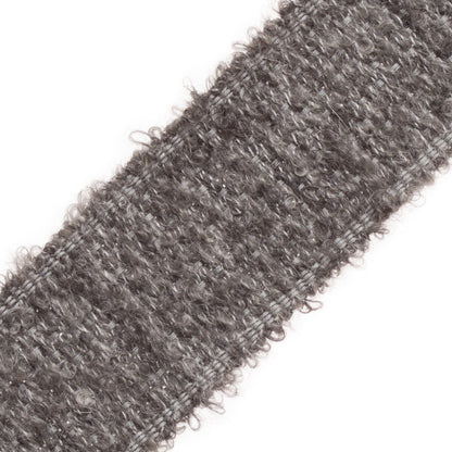 Capella Mohair Border Trim by Samuel & Sons in Shale