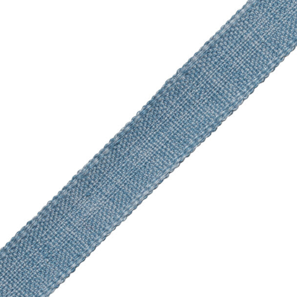 1" Positano Linen Border Trim by Samuel & Sons in Cornflower