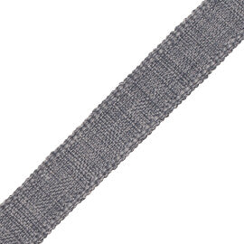 1" Positano Linen Border Trim by Samuel & Sons in Ink