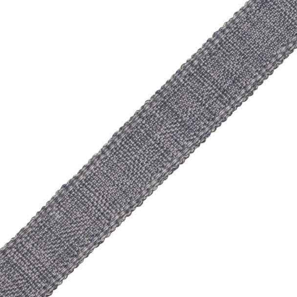 1" Positano Linen Border Trim by Samuel & Sons in Ink