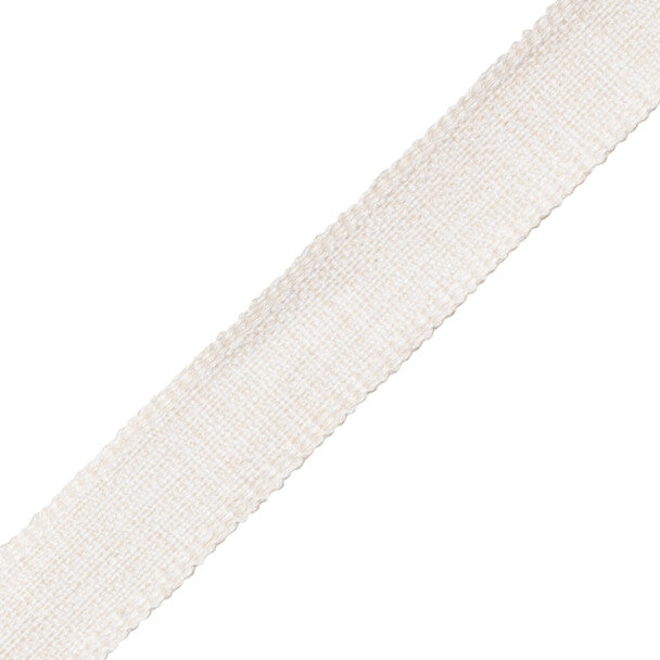 1" Positano Linen Border Trim by Samuel & Sons in Salt