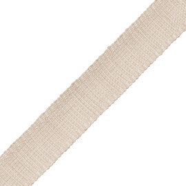 1" Positano Linen Border Trim by Samuel & Sons in Bisque