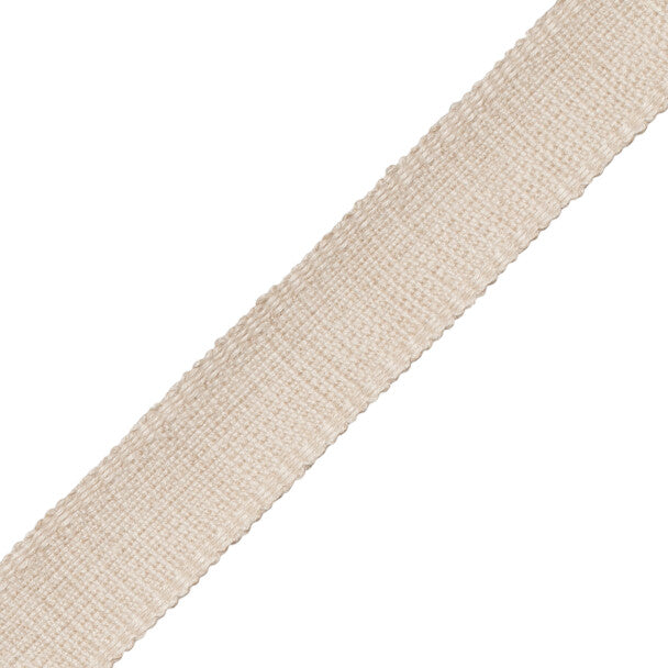 1" Positano Linen Border Trim by Samuel & Sons in Bisque