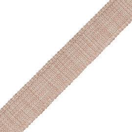 1" Positano Linen Border Trim by Samuel & Sons in Rosewater
