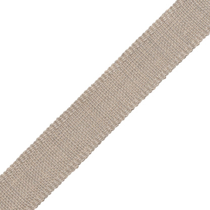 1" Positano Linen Border Trim by Samuel & Sons in Cement