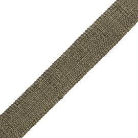 1" Positano Linen Border Trim by Samuel & Sons in Olive