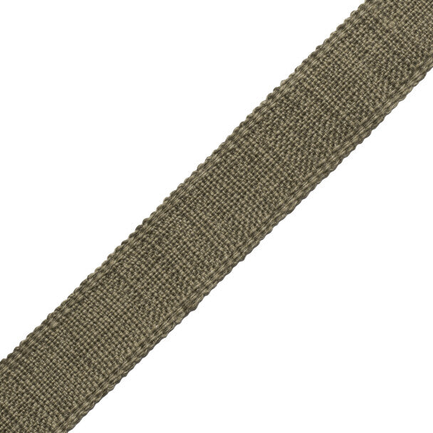 1" Positano Linen Border Trim by Samuel & Sons in Olive