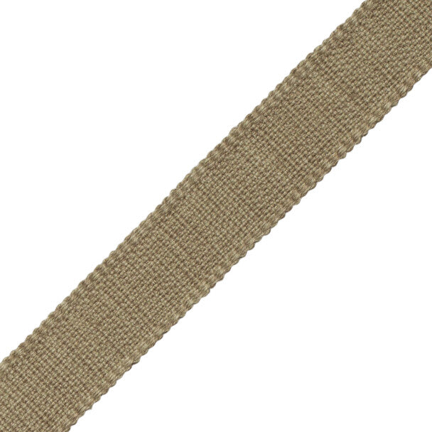 1" Positano Linen Border Trim by Samuel & Sons in Terra Verte