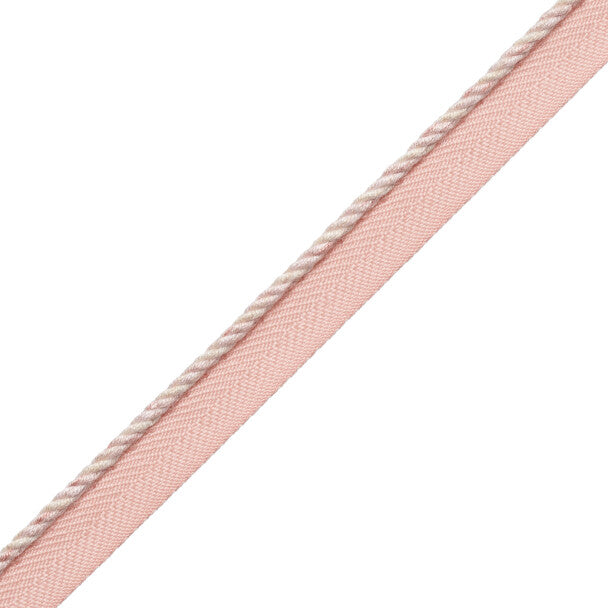 1/8" Veronique Cord With Tape Trim by Samuel & Sons in Petal