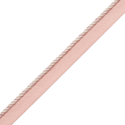 1/8" Veronique Cord With Tape Trim by Samuel & Sons in Petal