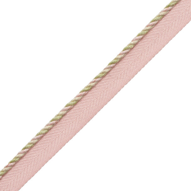 1/8" Veronique Cord With Tape Trim by Samuel & Sons in Blossom