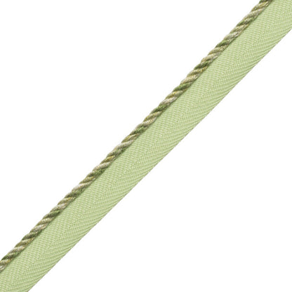 1/8" Veronique Cord With Tape Trim by Samuel & Sons in Leaf